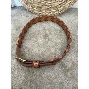 Horsemen Valencia Sport Saddlery Leather Laced Reins Braided Belt Brown Size 30 Accessories | Horsemen Valencia Sport Saddlery Leather Laced  main image 2